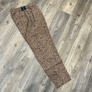 NWT J Crew Factory Leopard Print Pants SZ: 0